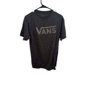 Vans gray logo print shirt size M